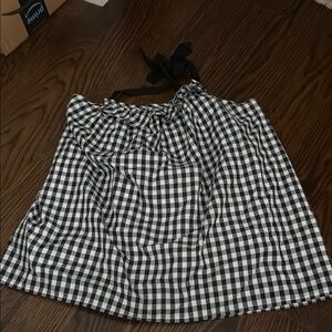 NWT Tuckernuck Navy and White Gingham Halter Top